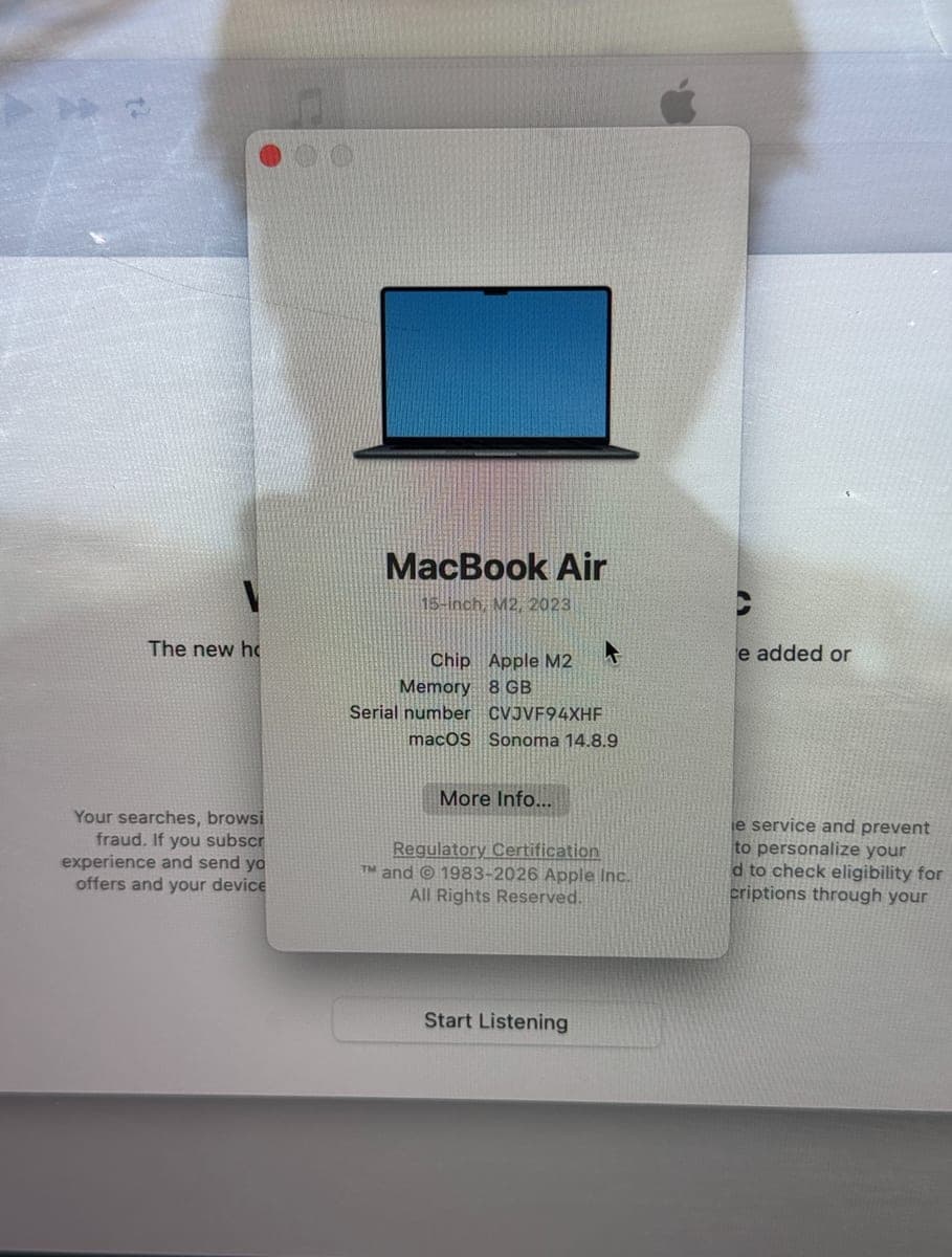MacBook Air 15" (2023) M2 — photo 3